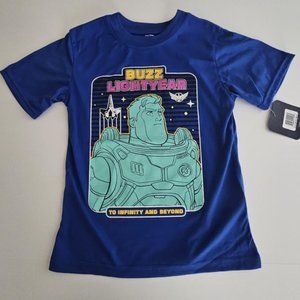 Disney Toy Story 4  Buzz Short Sleeve Shirt Kids Size 7